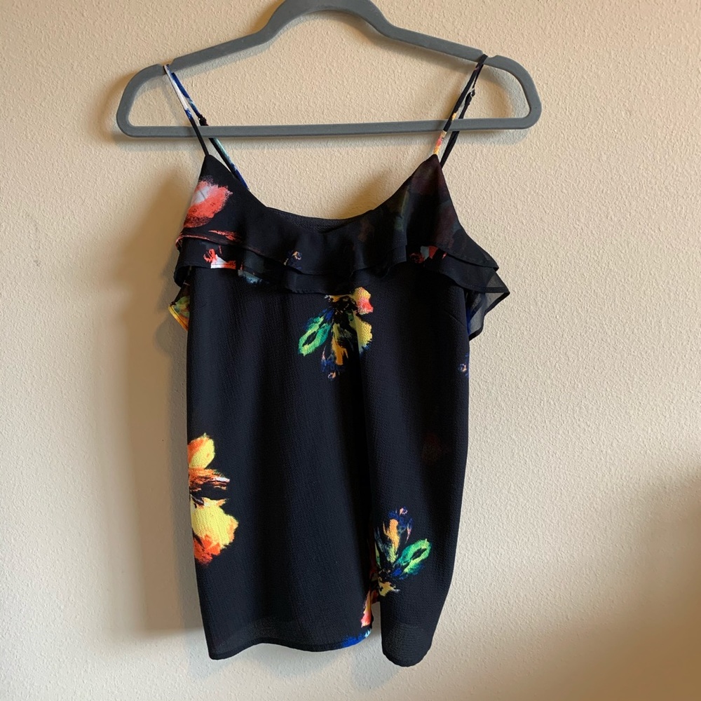4/$20 Mossimo floral tank top
